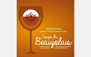 Coupe du Beaujolais - Golf de Marivaux (91)